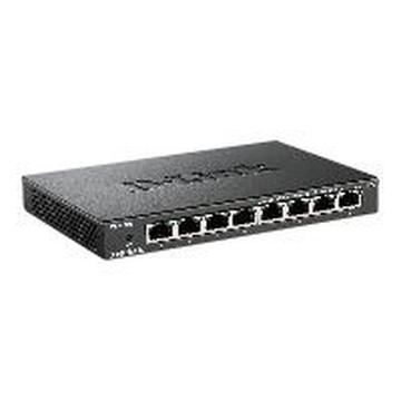D-Link DES 108 8-portars Snabbt Ethernet Ohanterad Skrivbordsväxel - Svart