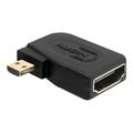 Delock High Speed HDMI Adapter med Ethernet - Micro D hane > A hona