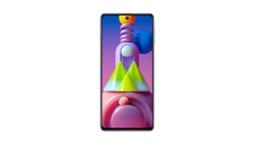 Samsung Galaxy M51 skärmskydd och härdat glas