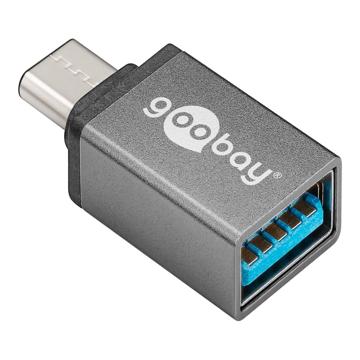 goobay USB 3.0 USB-C-adapter - Grå
