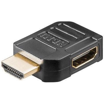 Goobay HDMI 2.0 90-graders Sidoport Adapter - Svart