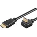 Goobay 90-graders Vinklad HDMI 2.0 Kabel med Ethernet - 3m
