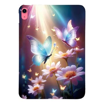 iPad 2022/2025 Stiligt Ultra-Slim TPU-skal - Fjärilsblommor