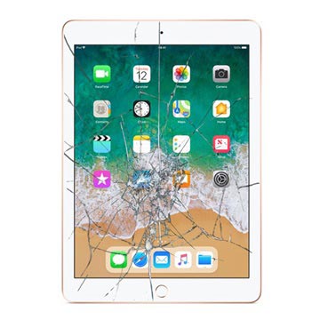 iPad 9.7 (2018) Display Glas & Touch Screen Reparation - Vit