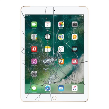 iPad 9.7 Display Glas & Touch Screen Reparation - Vit