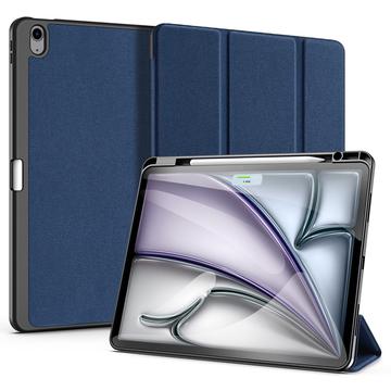 iPad Air 13 2024/2025 Dux Ducis Domo Tri-Fold Smart Foliofodral - Blå
