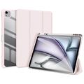 iPad Air 13 (2024) Dux Ducis Toby Tri-Fold Smart Foliofodral - Ljusrosa
