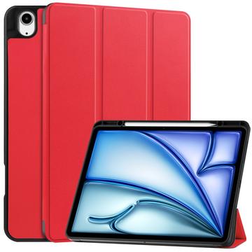 iPad Air 13 (2025) Tri-Fold Series Smart Folio Fodral - Röd