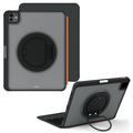 iPad Pro 11 2024/2025 TU3607P Bakgrundsbelyst magnetiskt tangentbordsfodral med 360-roterande stativ