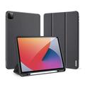 iPad Pro 12.9 2020/2021/2022 Dux Ducis Domo Tri-Fold Smart Foliofodral - Svart