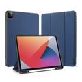 iPad Pro 12.9 2020/2021/2022 Dux Ducis Domo Tri-Fold Smart Foliofodral - Blå