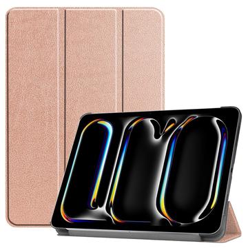 iPad Pro 13 2024/2025 Tri-Fold Series Smart Foliofodral - Roséguld