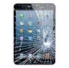 iPad mini Display Glas & Touch Screen Reparation - Svart
