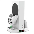 iPega XBS011 Xbox Series S Laddstation med Kylare - Vit