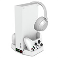 iPega XBS011 Xbox Series S Laddstation med Kylare - Vit