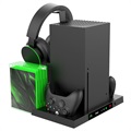 iPega XBX023 Xbox Series X Laddstation med Kylare - Svart