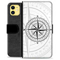 iPhone 11 Premium Plånboksfodral - Kompass