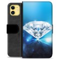 iPhone 11 Premium Plånboksfodral - Diamant