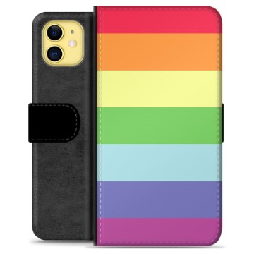 iPhone 11 Premium Plånboksfodral - Pride