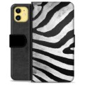 iPhone 11 Premium Plånboksfodral - Zebra