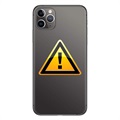 iPhone 11 Pro Max Bak Skal Reparation - inkl. ram - Svart