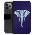 iPhone 11 Pro Max Premium Plånboksfodral - Elefant