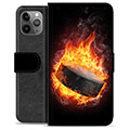 iPhone 11 Pro Max Premium Plånboksfodral - Ishockey