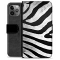 iPhone 11 Pro Max Premium Plånboksfodral - Zebra
