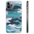 iPhone 11 Pro Max TPU-Skal - Blå Kamouflage