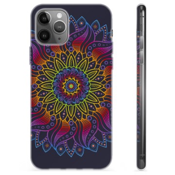 iPhone 11 Pro Max TPU-Skal - Färgrik Mandala
