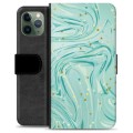 iPhone 11 Pro Premium Plånboksfodral - Grön Mynta