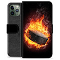 iPhone 11 Pro Premium Plånboksfodral - Ishockey