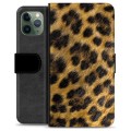 iPhone 11 Pro Premium Plånboksfodral - Leopard