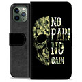 iPhone 11 Pro Premium Plånboksfodral - No Pain, No Gain