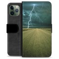 iPhone 11 Pro Premium Plånboksfodral - Storm