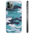 iPhone 11 Pro TPU-Skal - Blå Kamouflage