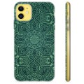iPhone 11 TPU-Skal - Grön Mandala