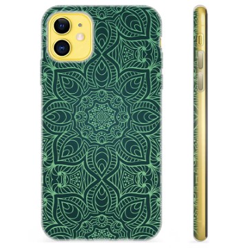 iPhone 11 TPU-Skal - Grön Mandala