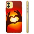 iPhone 11 TPU-Skal - Hjärtsiluett