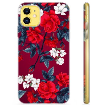 iPhone 11 TPU-Skal - Vintage Blommor