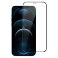 iPhone 12/12 Pro Lippa 2.5D heltäckande skärmskydd i härdat glas - 9H - svart kant