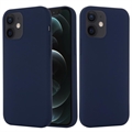 iPhone 12 Mini Liquid Silikonskal - MagSafe-kompatibelt - Mörkblå