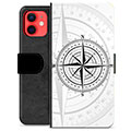iPhone 12 mini Premium Plånboksfodral - Kompass