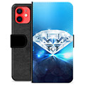 iPhone 12 mini Premium Plånboksfodral - Diamant