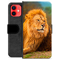 iPhone 12 mini Premium Plånboksfodral - Lejon