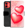 iPhone 12 mini Premium Plånboksfodral - Kärlek