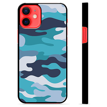 iPhone 12 mini Skyddsskal - Blå Kamouflage