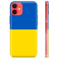 iPhone 12 mini TPU-Skal Ukrainska Flaggan - Gul och ljusblå