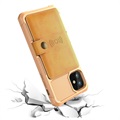 iPhone 12 Mini TPU-skal med Korthållare - Guld