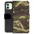 iPhone 12 Premium Plånboksfodral - Kamouflage